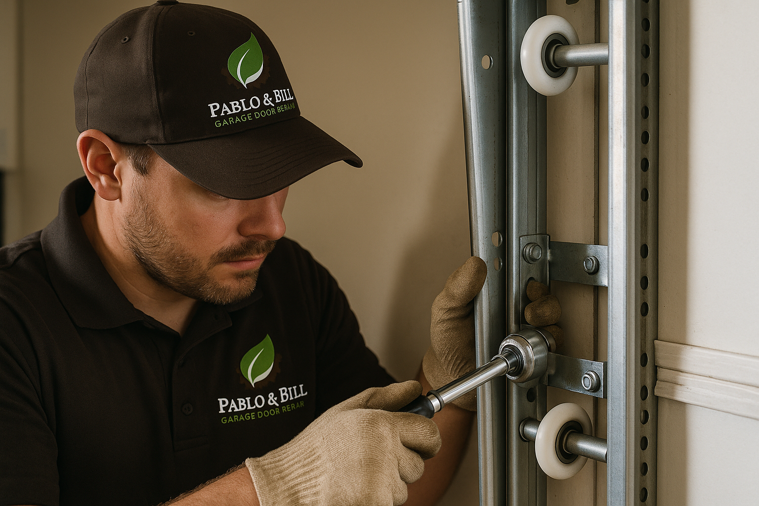 Garage Door Track Repair